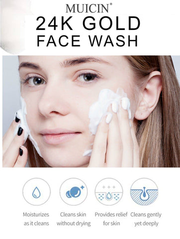 MUICIN - 24K Gold Face Wash - Luxurious Purifying Cleanse