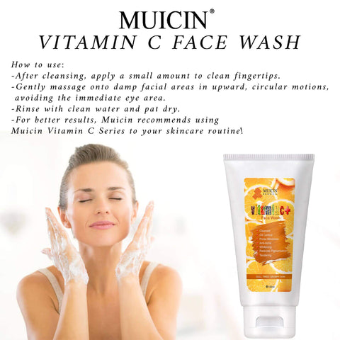 MUICIN - Vitamin C+ Face Wash - Energizing Bright Clean
