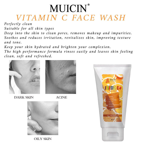 MUICIN - Vitamin C+ Face Wash - Energizing Bright Clean