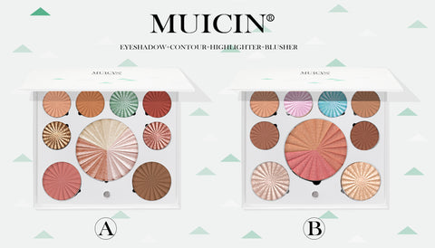 MUICIN - White Blusher & Eyeshadow Palette - Neutral Elegance