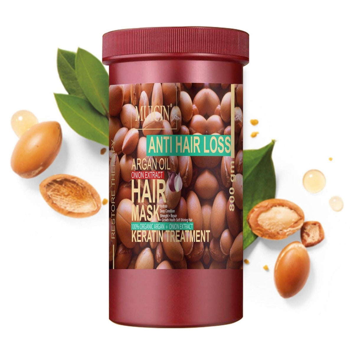 MUICIN - Onion Extract & Argan Oil Hair Mask - Deep Recovery & Shine Boost