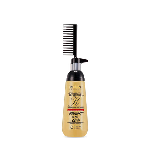 MUICIN - 24K Gold Luxe Hair Straightening Cream - Opulent Smoothness & Radiance