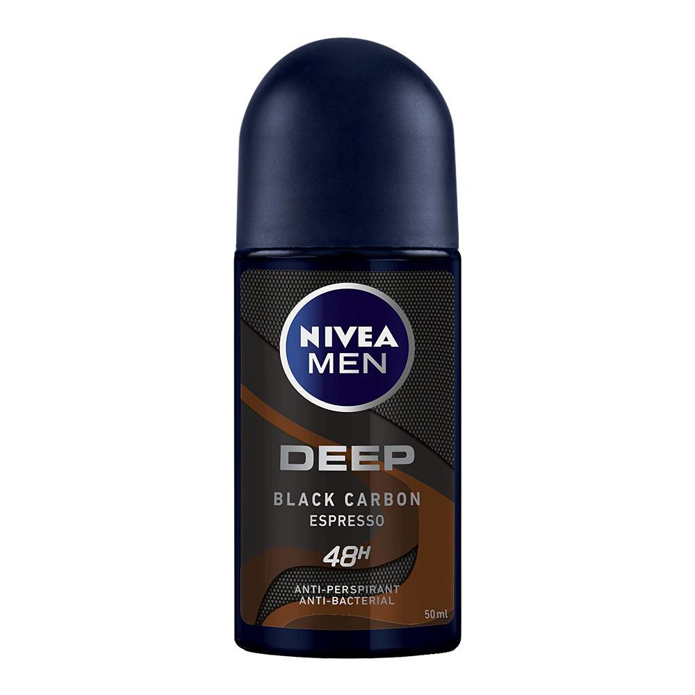 Nivea Deep Black Carbon Espresso Original Anti-Perspirant Roll On Deo 50ml