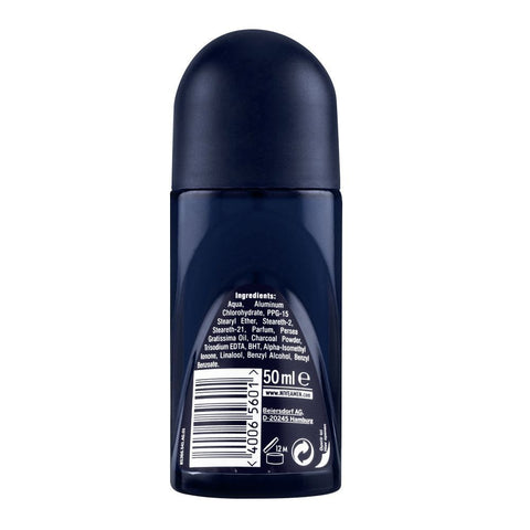 Nivea Deep Black Carbon Espresso Original Anti-Perspirant Roll On Deo 50ml