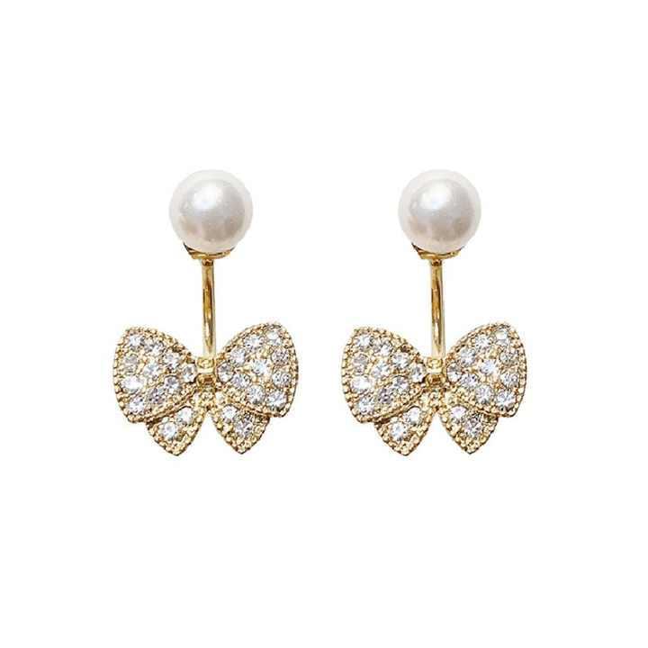 Good Quality Beautiful Earrings Bow Style