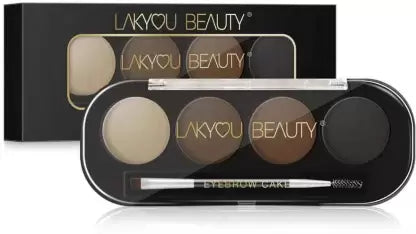 Lakyou Beauty Premium Quality Eyebrow Cake 15 g  (Multicolour)