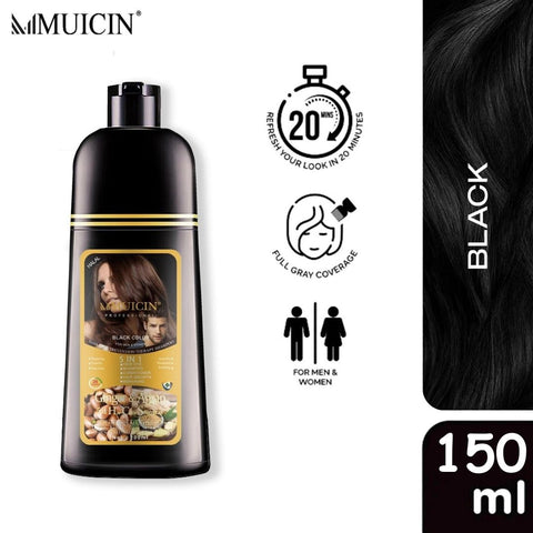 MUICIN - 5 In 1 Hair Color Shampoo With Ginger & Argan Oil - Color Refresh & Repair