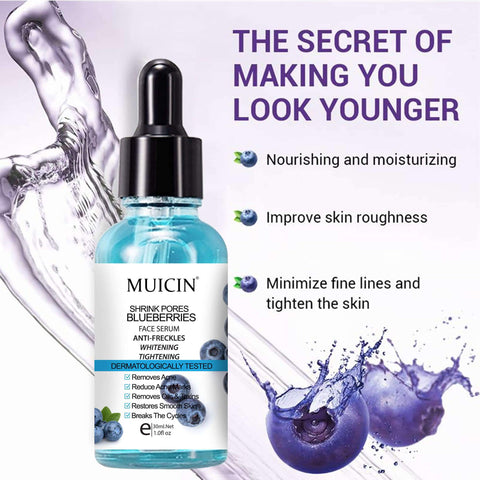 MUICIN - Blueberries Shrink Pores Anti Acne Serum - Antioxidant Clear Skin