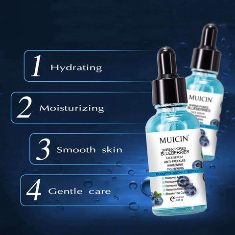 MUICIN - Blueberries Shrink Pores Anti Acne Serum - Antioxidant Clear Skin