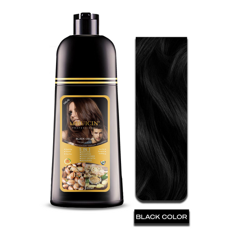 MUICIN - 5 In 1 Hair Color Shampoo With Ginger & Argan Oil - Color Refresh & Repair
