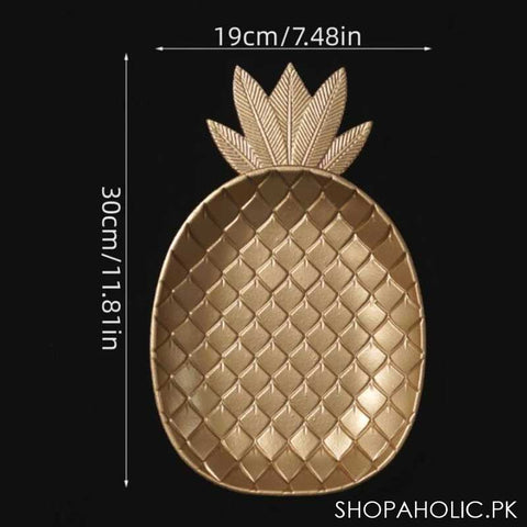 Home.Co- Gold Pineapple Tray