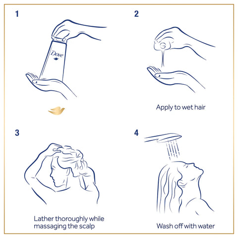 Dove Shampoo Intense Repair - 360Ml