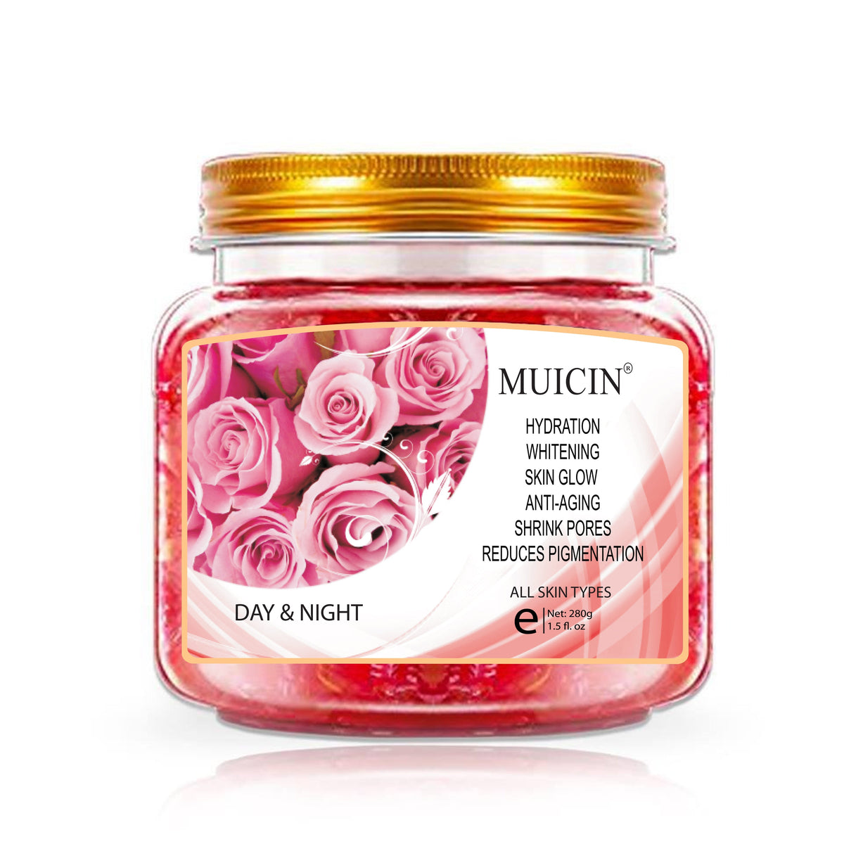 MUICIN - Eternal Rose Petal Sleeping Mask - Nightly Rejuvenation 280G