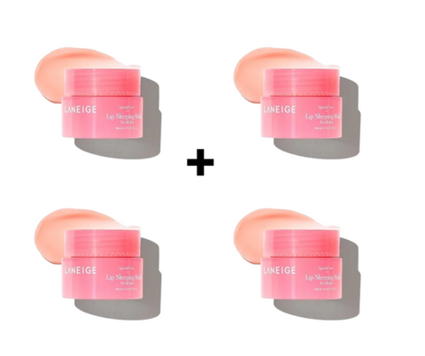 Pack of 4 - Laneige lip sleeping mask 3g