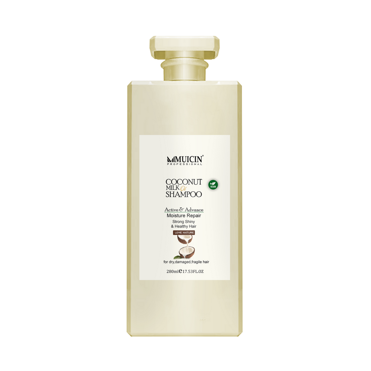 MUICIN - Coconut Milk Hair Shampoo - Deep Hydration & Softness