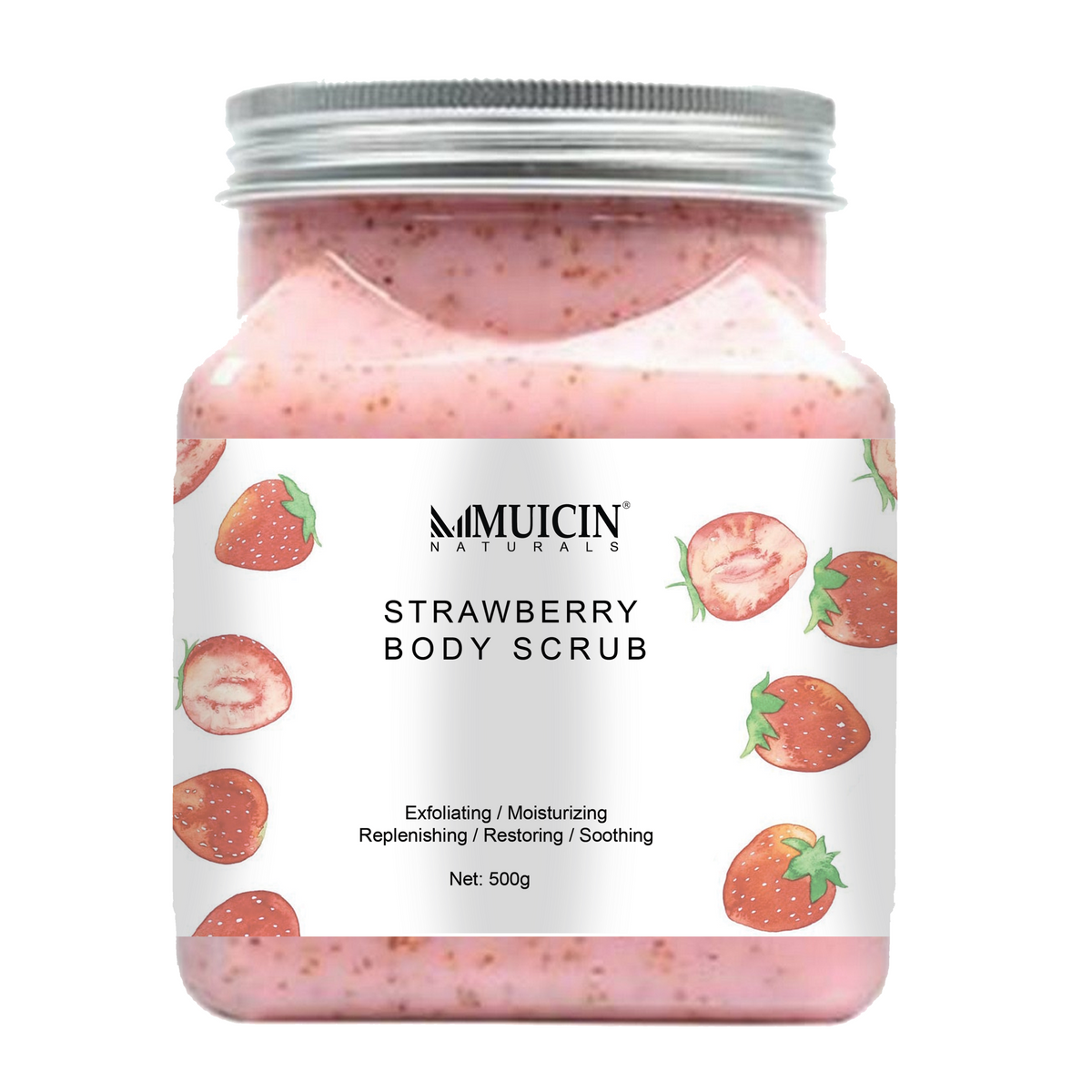 MUICIN - Strawberry Body Softening Scrub - Gently Exfoliate & Nourish