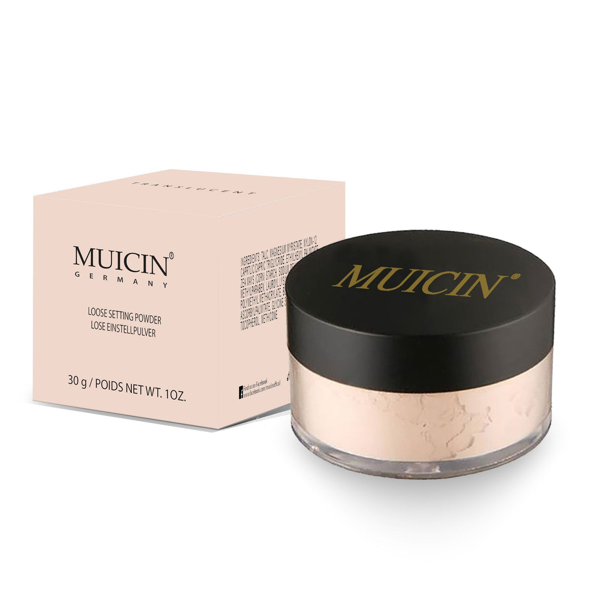 MUICIN - Radiant Finish Loose Powder - Light & Luminous Complexion