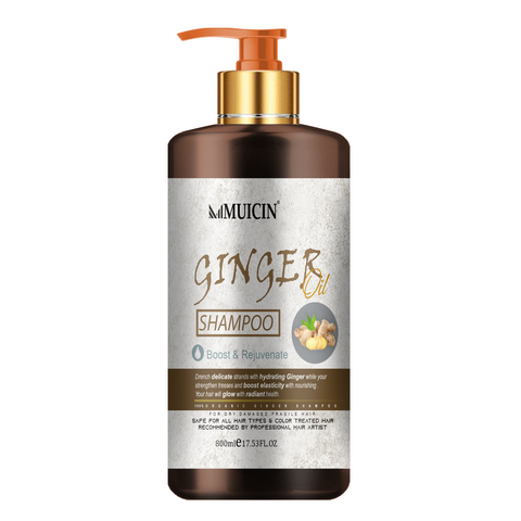 MUICIN - Boost & Rejuvenate Ginger Hair Shampoo - Invigorate & Strengthen