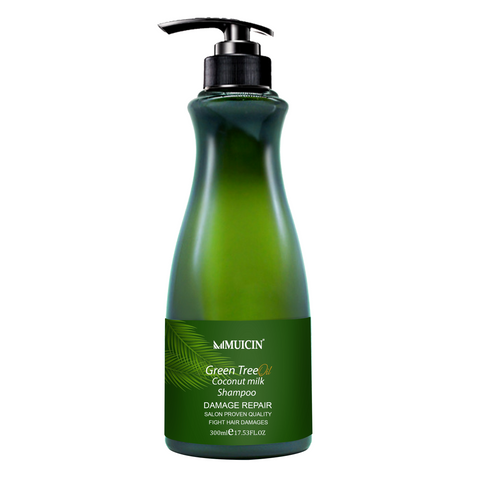 MUICIN - Green Tea & Coconut Milk Hair Shampoo - Refreshing Vitality