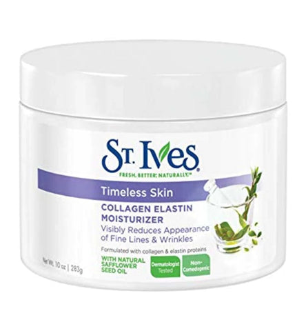St. Ives Timeless Skin Collagen Elastin Moisturizer 10 Oz