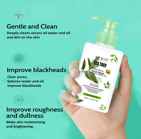 MUICIN - Tea Tree Face Wash - Clarifying Deep Clean