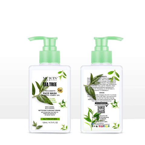 MUICIN - Tea Tree Face Wash - Clarifying Deep Clean