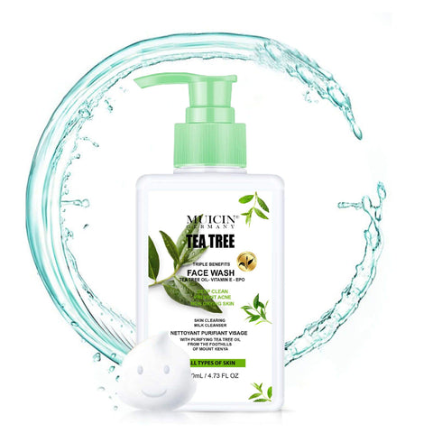 MUICIN - Tea Tree Face Wash - Clarifying Deep Clean