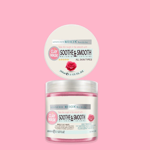 MUICIN - Soothing Rose Pink Clay Mask - Gentle Detox For Radiant Skin