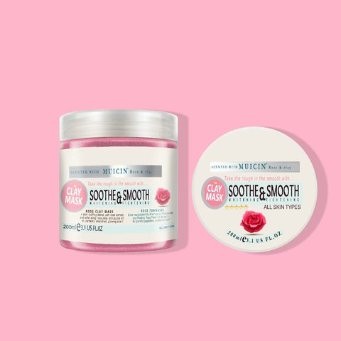 MUICIN - Soothing Rose Pink Clay Mask - Gentle Detox For Radiant Skin