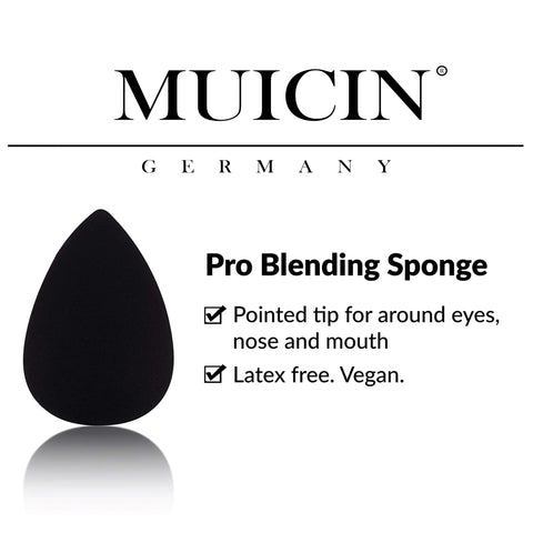 MUICIN - Black Sponge Blender - For Expert Blending