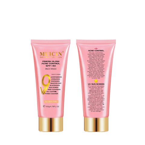 MUICIN - Baby V9 Pinkish Glow Face Wash - Gentle Radiance Cleanser