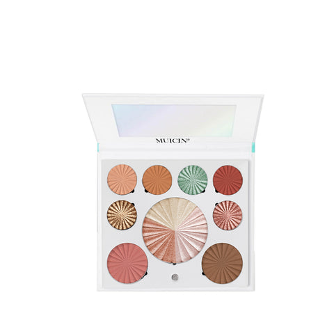 MUICIN - White Blusher & Eyeshadow Palette - Neutral Elegance