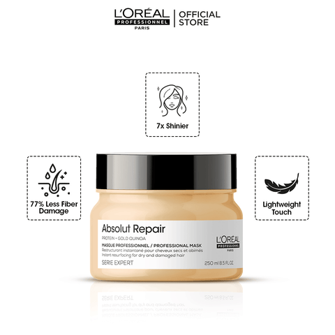 L'Oreal Professionnel Serie Expert Absolute Repair Mask 250 ML - For Dry & Damaged Hair