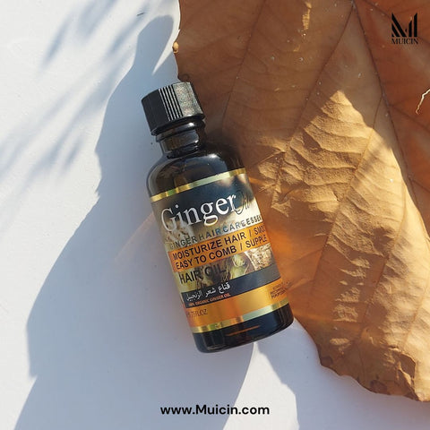 MUICIN - Organic Ginger Root Hair Growth Oil - Stimulate & Nourish Scalp Naturally