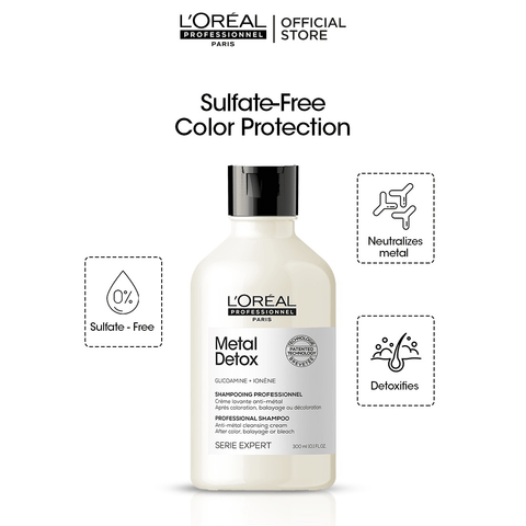 L'Oreal Professionnel Serie Expert Metal Detox Shampoo 300 ML Sulphate-Free