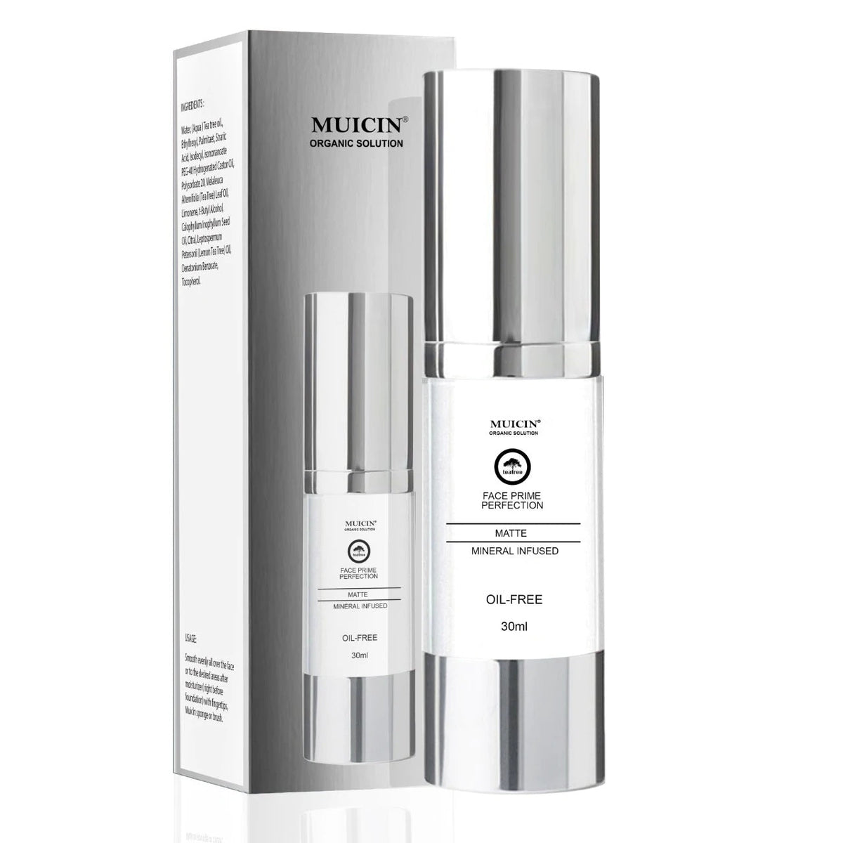 MUICIN - Tea Tree Mineral Infused Primer - Pore Minimizing Magic