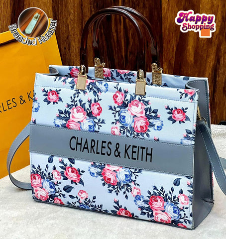 Charles & Keith High HandBag  For Girls With Brand Runner