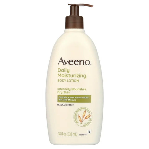 Aveeno Daily Moisturizing Lotion 18oz X 2pc + 18oz tube