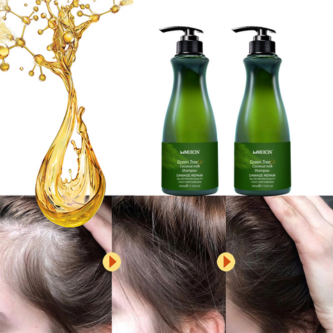 MUICIN - Green Tea & Coconut Milk Hair Shampoo - Refreshing Vitality