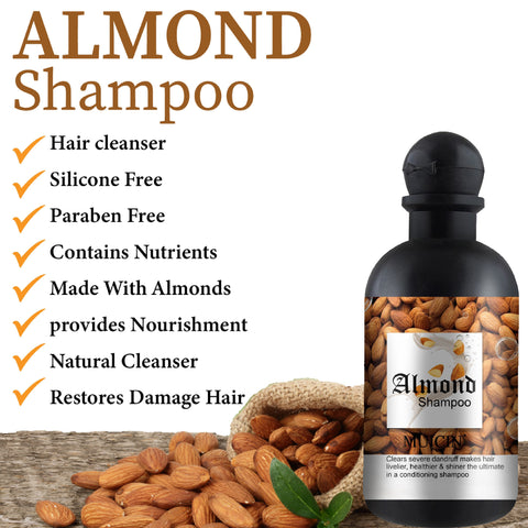 MUICIN - Anti-Dandruff Almond Conditioning Shampoo - Soothing Scalp Care