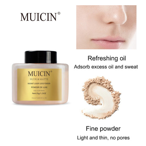 MUICIN - Nude Matte Radiant Loose Powder - Invisible Finish