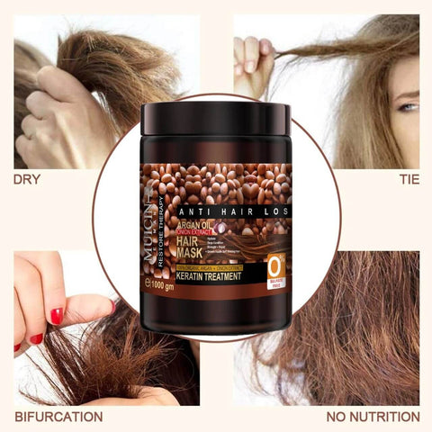 MUICIN - Argan Oil & Onion Extract Anti Hair Loss Keratin Treatment Hair Mask - 1000G