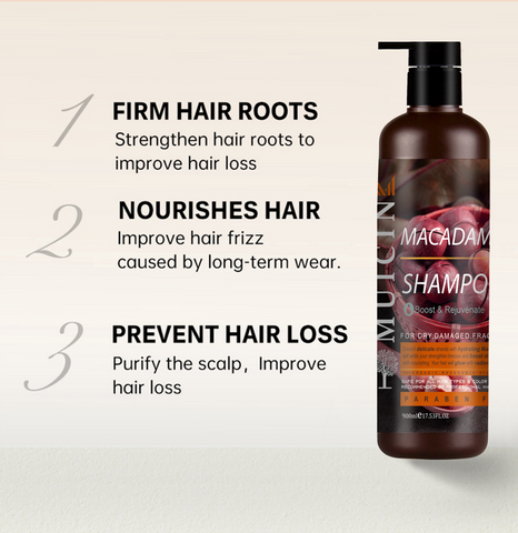 MUICIN - Macadamia Anti-Hair Loss Shampoo - Repair & Revitalize