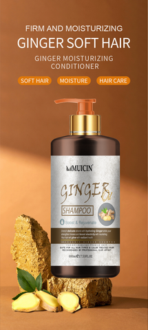 MUICIN - Boost & Rejuvenate Ginger Hair Shampoo - Invigorate & Strengthen