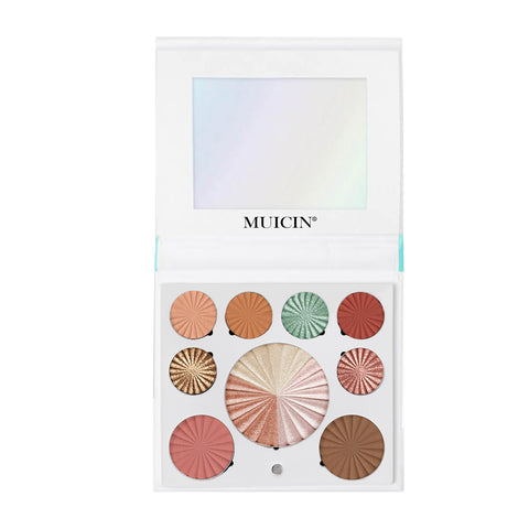 MUICIN - White Blusher & Eyeshadow Palette - Neutral Elegance