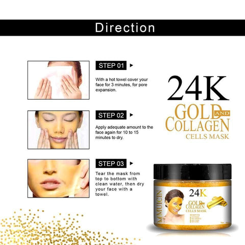 MUICIN - Golden Radiance Peel-Off Mask - Luxurious Detox & Glow