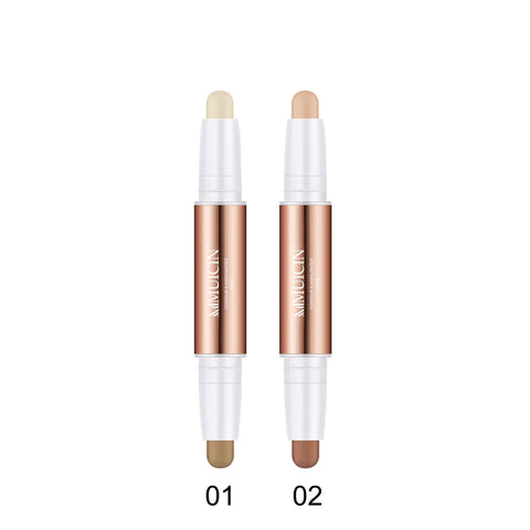 MUICIN - 2 In 1 3D Contour & Highlighter Stick - Dual Glow