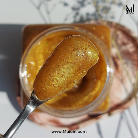 MUICIN - 24K Gold Regenerating Face & Body Scrub - Luxurious Exfoliation & Renewal