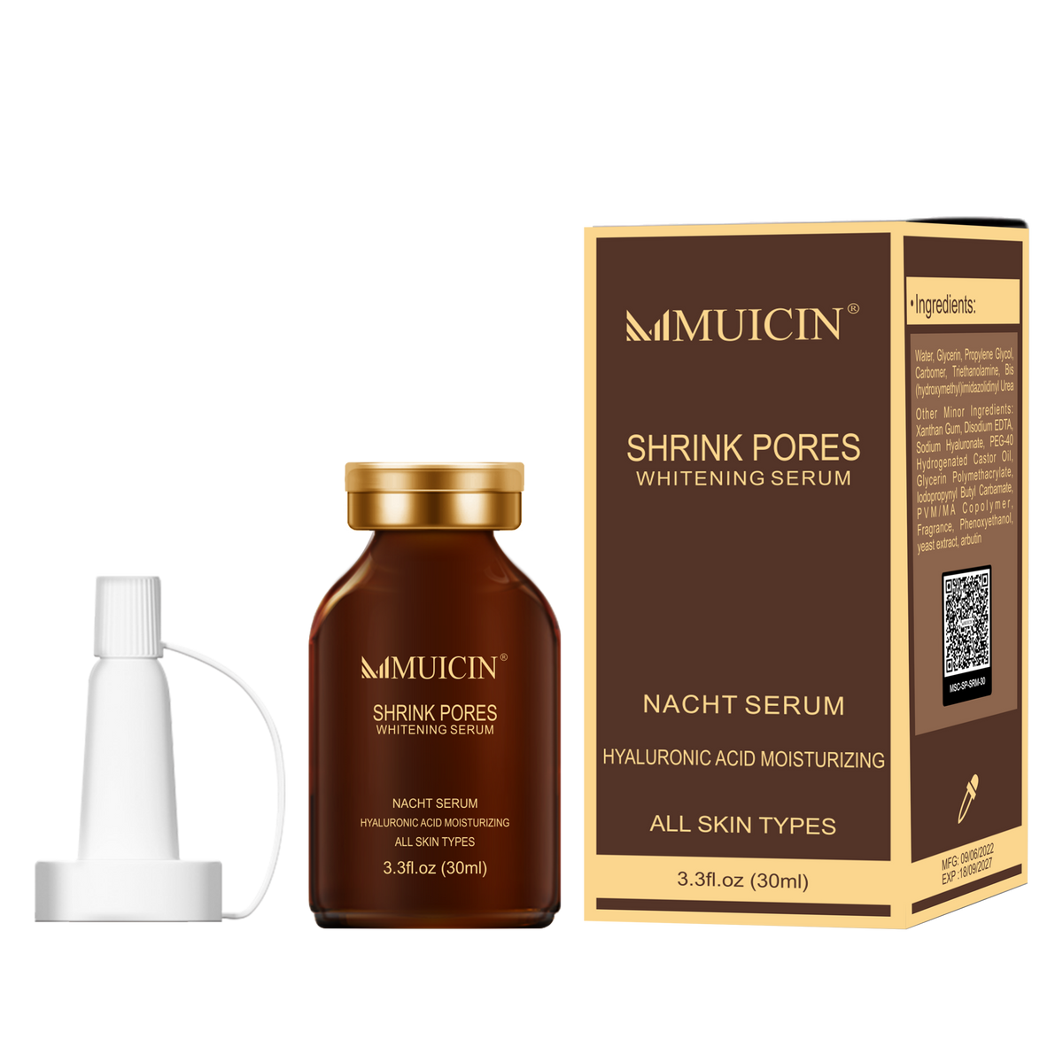 MUICIN - Shrink Pores Hyaluronic Acid Serum - Smooth Perfection Booster