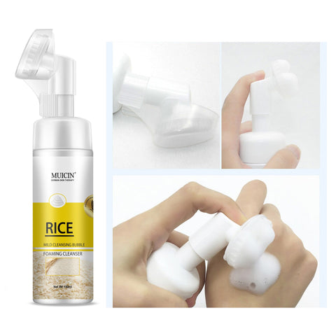MUICIN - Rice Mild Cleansing Bubble Foaming Facial Cleanser - Delicate Purity